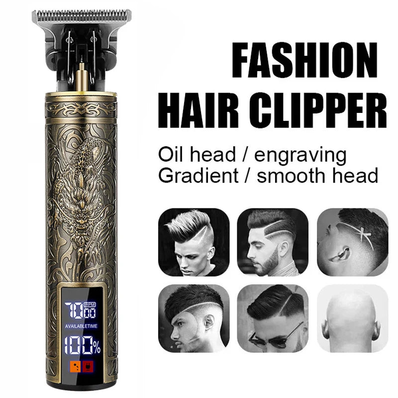 Rechargeable Metal Hair Trimmer