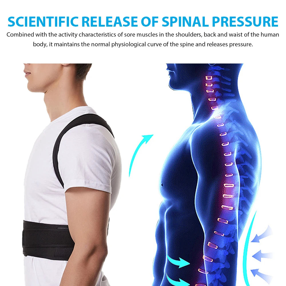 Adjustable Posture Back Belt For Men And Women