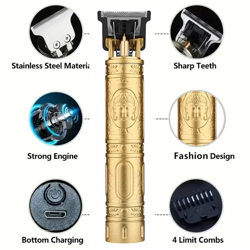 Rechargeable Metal Hair Trimmer