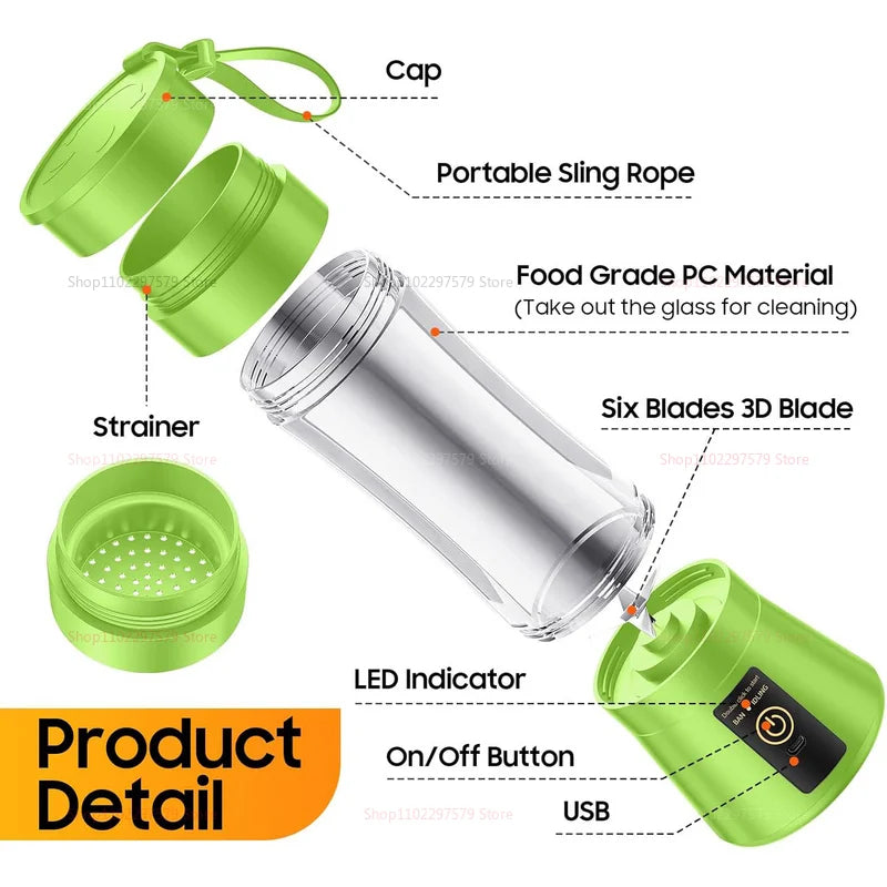 Mini Portable USB Blender