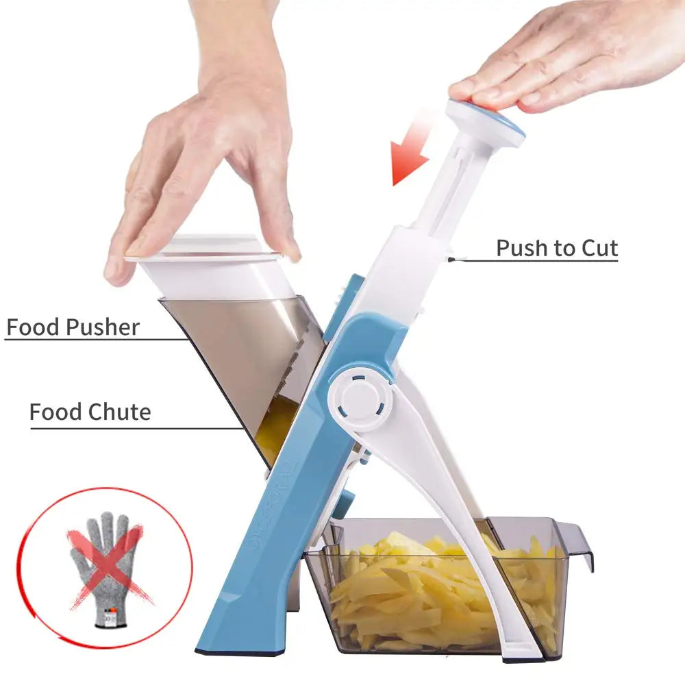 5 in 1  Vegetable Cutter & Food Chopper