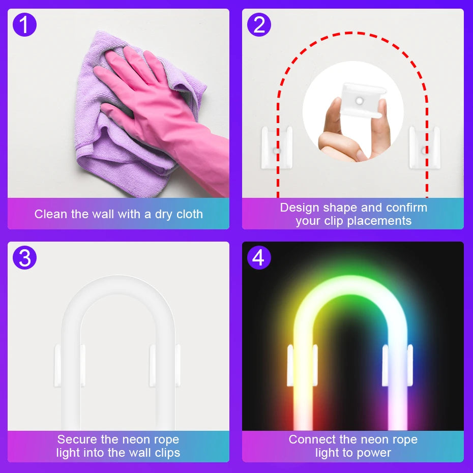 Waterproof RGB Neon LED Strip Light