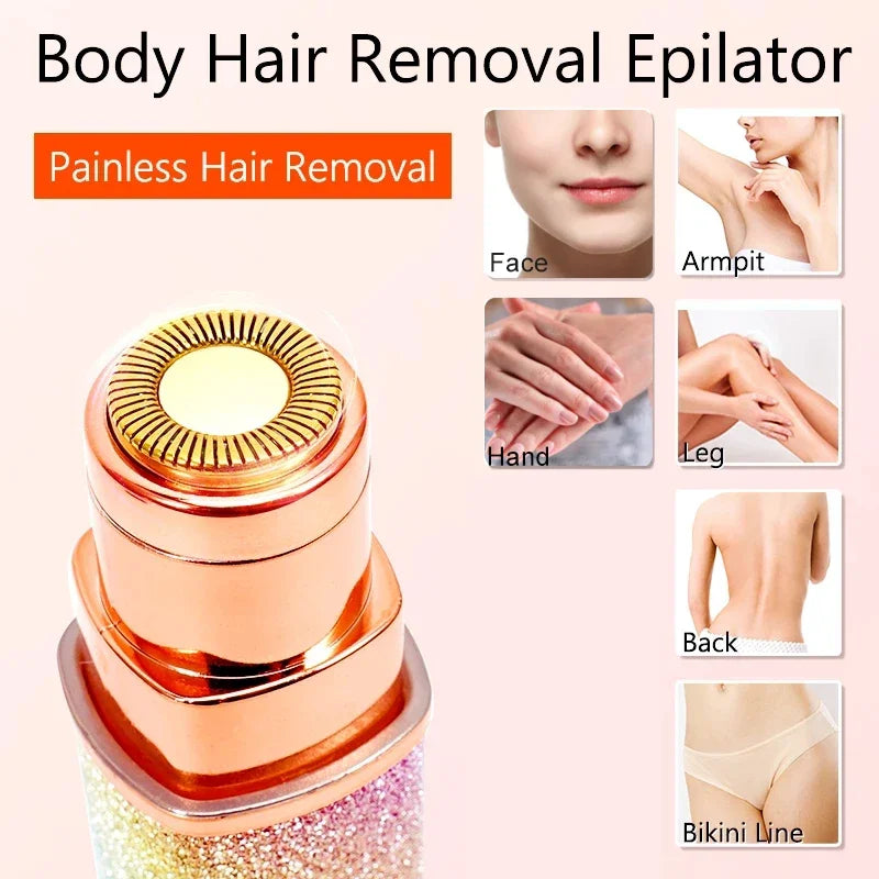💖 2 in 1 Electric Epilator &amp; Eyebrow Trimmer for Women