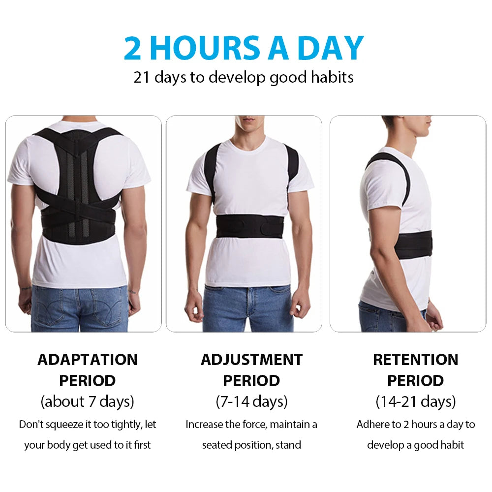Adjustable Posture Back Belt For Men And Women
